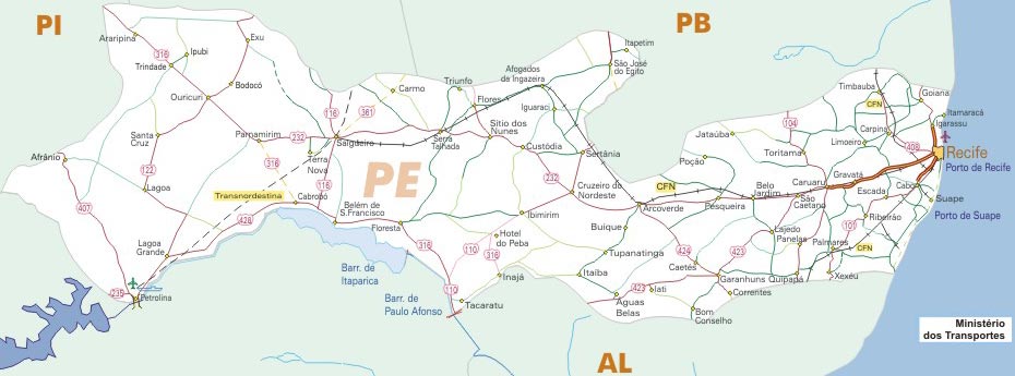 Pernambuco mapa