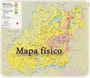 Mapa fisico Goias