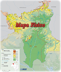 Mapa geografico Roraima